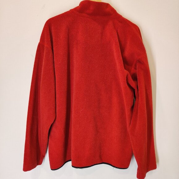 Men's Penmans Red 1/4 Zip Pullover Collared Warm Sweatshirt | L - Picture 4 of 5